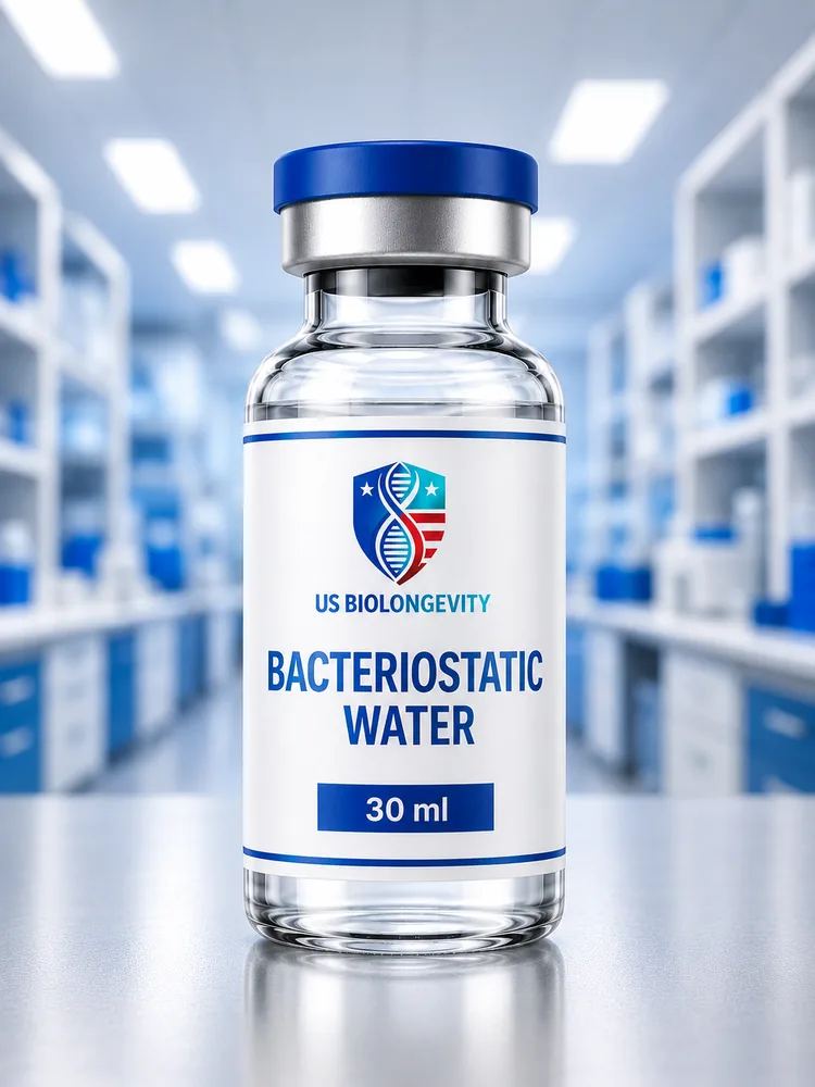 Research peptide vials — research-use-only compounds supplied by USBioLongevity